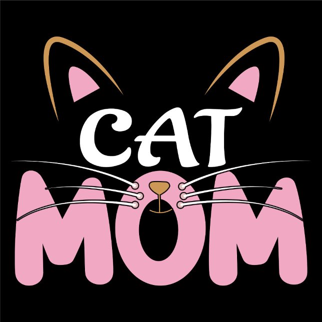 Camiseta Triblenda Cat Mom  (Cat Mom Design!)