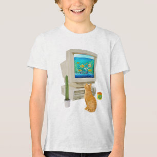 Camiseta Triblenda Cat y PC Fishbowl