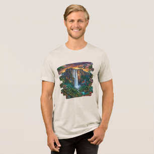 Camiseta Triblenda Catarata Salto Ángel Maravilla de la catarata más