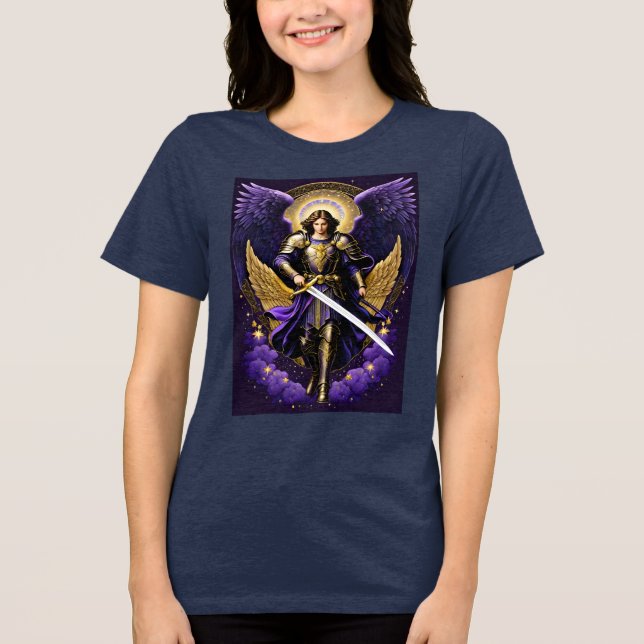 Camiseta Triblenda Católico romano de San Miguel de Arcángel (Anverso)