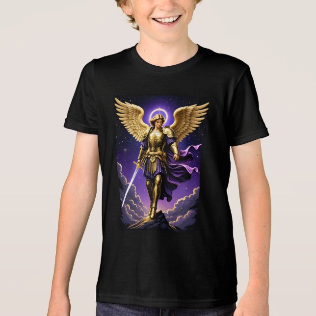 Camiseta Triblenda Católico romano de San Miguel de Arcángel (Anverso)