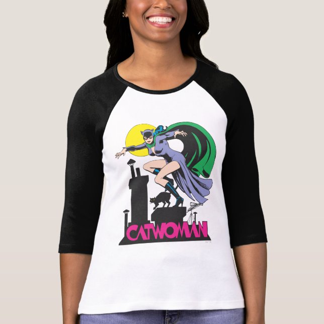 Camiseta Triblenda Catwoman & Pink Name (Anverso)