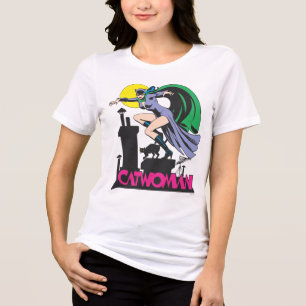Camiseta Triblenda Catwoman & Pink Name