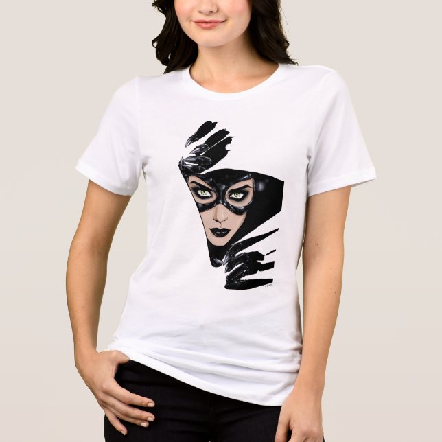 Camiseta Triblenda Catwoman The Claws Are Out Cover Illustration (Anverso)