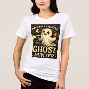 Camiseta Triblenda Cazador de Fantasmas Profesional Divertido Gráfico