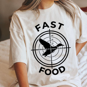 Camiseta Triblenda Cazador de patos de comida rápida divertido juego
