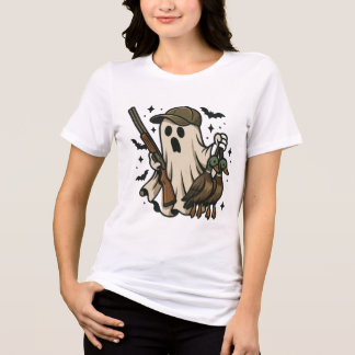 Camiseta Triblenda Cazador Divertido Fantasma Pato Silvestre