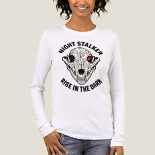 Camiseta Triblenda Cazador Nocturno Levántate En La Oscuridad Cráneo