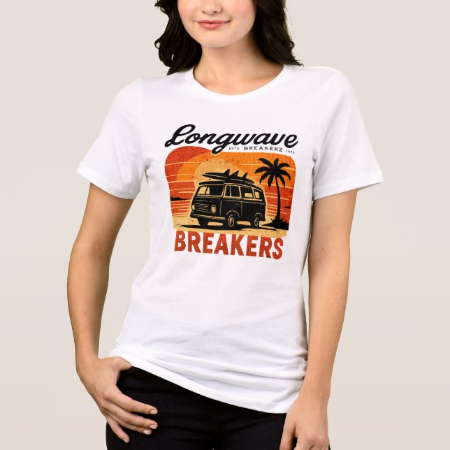 Camiseta Triblenda CDlongwavebreakers (Anverso)