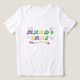 Camiseta Triblenda Celebración de Mardi Gras amor