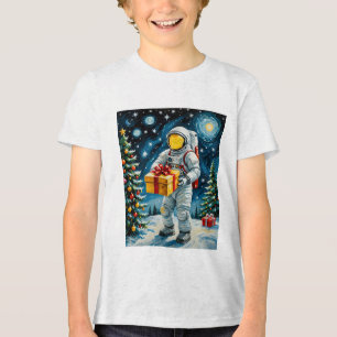 Camiseta Triblenda Celebración de Navidades astronautas