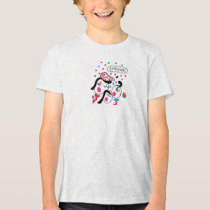 Camiseta Triblenda Celebración de Sprunki - Arte infantil de Yuho