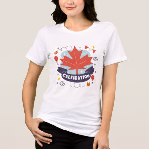 Camiseta Triblenda Celebración festiva del arce