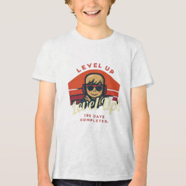 Camiseta Triblenda Celebrar 100 días de clases: Diversión y camiseta 