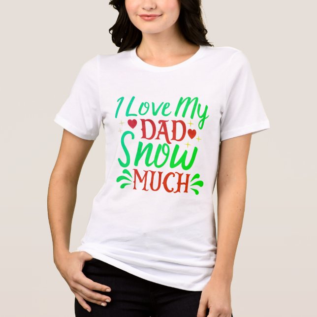 Camiseta Triblenda Celebrar a los Navidades con una graciosa camiseta (Anverso)