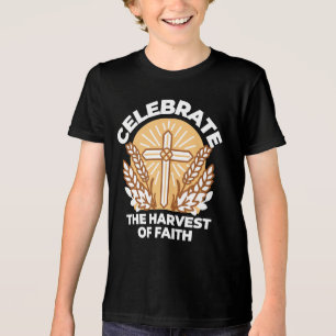 Camiseta Triblenda Celebrar la fe con la cosecha - Arte Inspirador