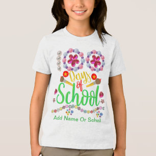 Camiseta Triblenda Celebrar los 100 días de clases