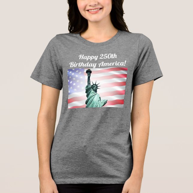 Camiseta Triblenda Celebrate America 250 #45 (Anverso)