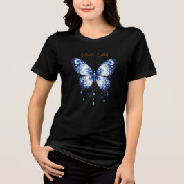 Camiseta Triblenda Celestial Bloom Butterfly - custom