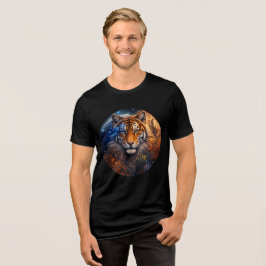 Camiseta Triblenda Celestial Tiger – Day and Night Fantasy Art