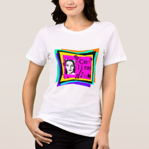 Camiseta Triblenda Celine Dion - arte pop