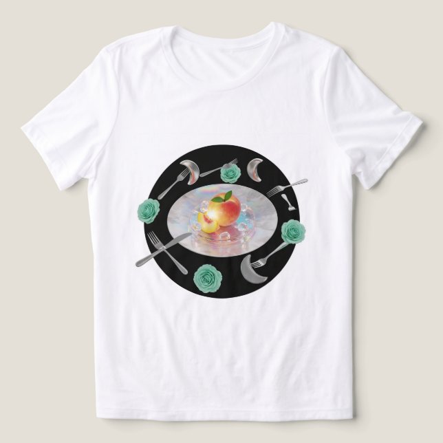 Camiseta Triblenda Cena de Peach & Moon 🍑 🌙 (Diseño delantero )