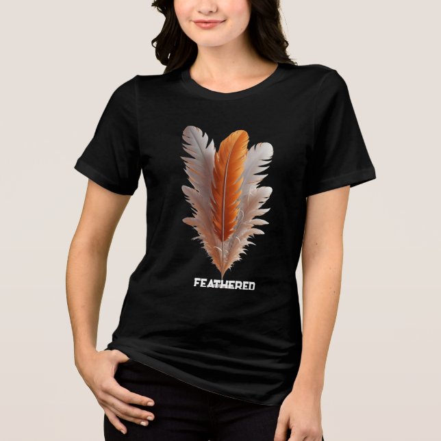 Camiseta Triblenda Centered Grace Feathered Balance Quiet Poise Still (Anverso)