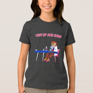 Camiseta Triblenda CENTRA TU FUTURO Científico búho Animando