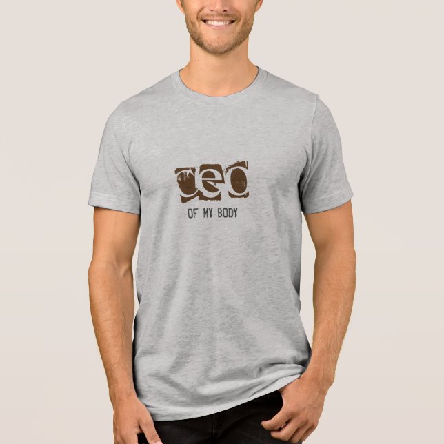 Camiseta Triblenda CEO de My Body (Anverso)