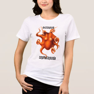 Camiseta Triblenda Cephalopoda Camiseta Octopus
