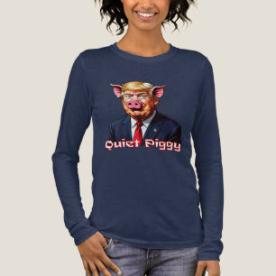 Camiseta Triblenda Cerdo Callado Humor Político Anti-Trump