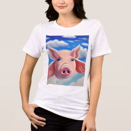 Camiseta Triblenda Cerdos Voladores