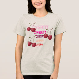 Camiseta Triblenda cereza