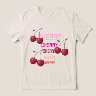 Camiseta Triblenda cereza
