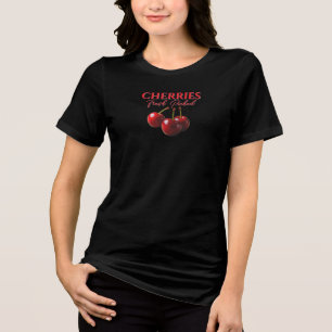 Camiseta Triblenda Cerezas recién recogidas 