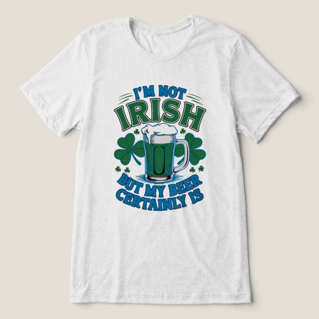 Camiseta Triblenda Cerveza gaélica (Diseño delantero )