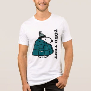 Camiseta Triblenda Chaqueta acolchada de invierno de Snoopy   Peanuts