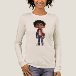 Camiseta Triblenda Chaquetón de arcoíris para niños alegres Personaje