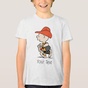 Camiseta Triblenda Charlie Brown vaquero Halloween de Peanuts