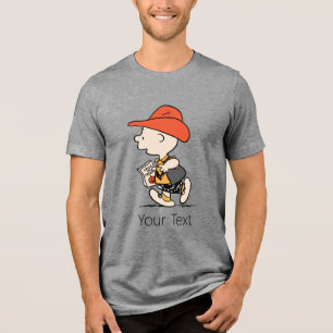 Camiseta Triblenda Charlie Brown vaquero Halloween de Peanuts