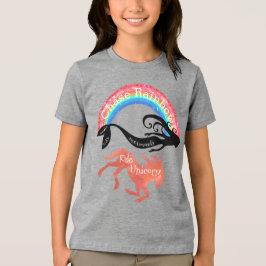 Camiseta Triblenda Chase Rainbows nadando con sirenas y montando Unic