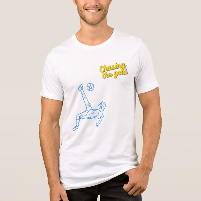 Camiseta Triblenda Chasing the Goal | Motivational Sports Design for  (Anverso)