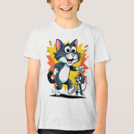 Camiseta Triblenda Chasis de gato y ratón personalizado