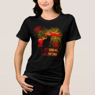 Camiseta Triblenda Chat Noir Año Nuevo Chino