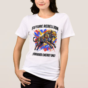 Camiseta Triblenda Cheetah Cyborg Solo Energía Futuro Rebelión