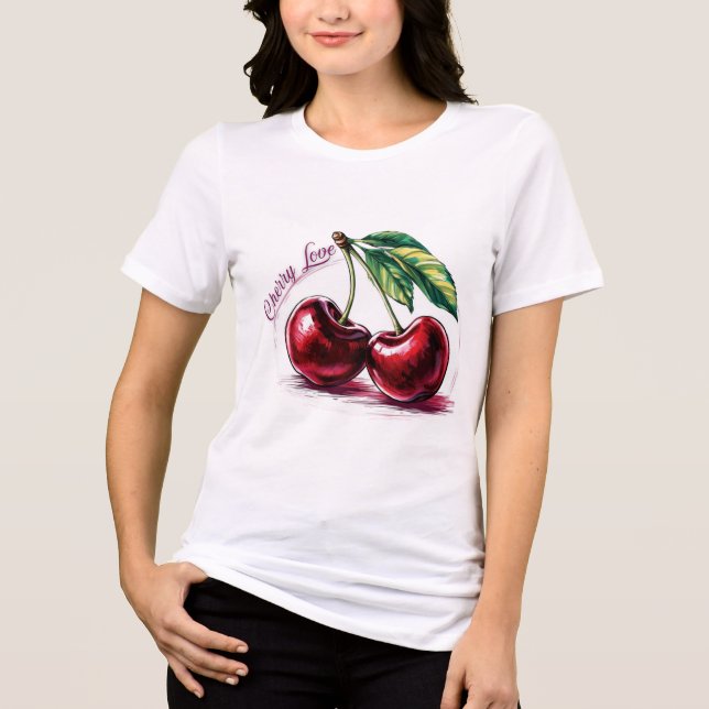 Camiseta Triblenda Cherry Love T-Shirt (Anverso)