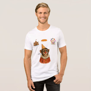 Camiseta Triblenda Chester el payaso chimpancé