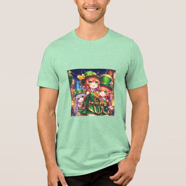 Camiseta Triblenda Chibi Duendes  (Anverso)