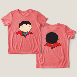 Camiseta Triblenda Chibi Superman de dos caras