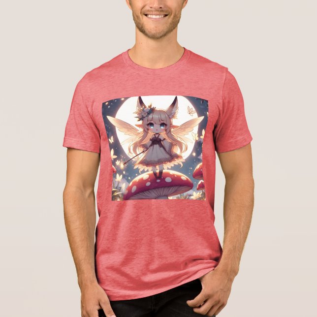 Camiseta Triblenda Chica anime Pixie Hippie Moon Fairy (Anverso)